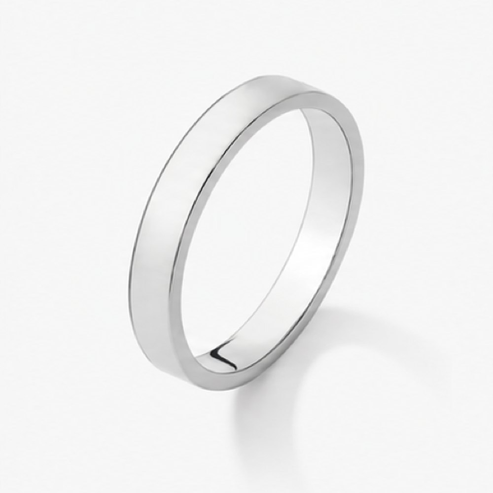 Alianza de boda de platino